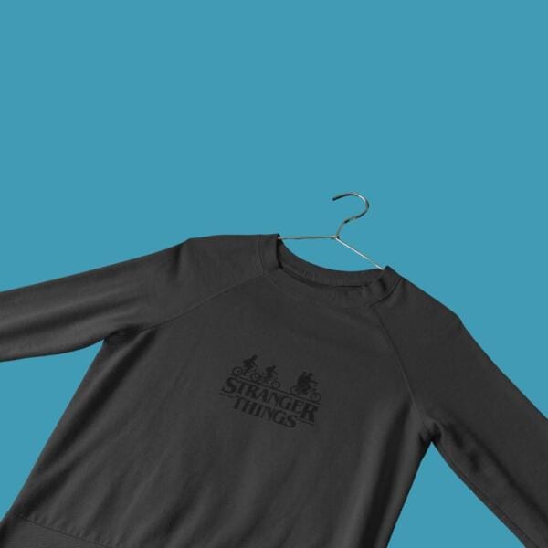 Stranger Things Sweatshirt Black