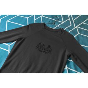 Stranger Things Sweatshirt Black
