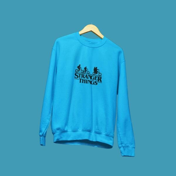 Stranger Things Sweatshirt Blue
