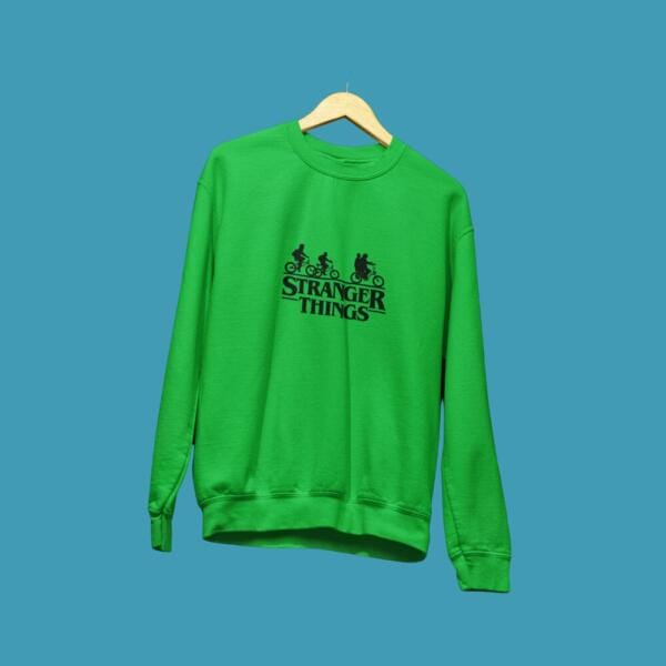 Stranger Things Sweatshirt Green