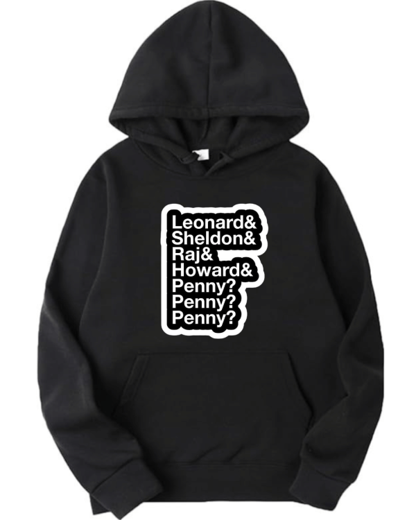 The Big Bang Theory Cast Hoodie The Big Bang Theory Cast Hoodie