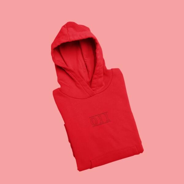 Zero One One Hoodie Red