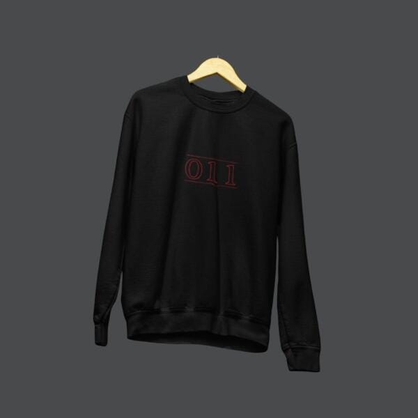 Zero One One Sweatshirt Black