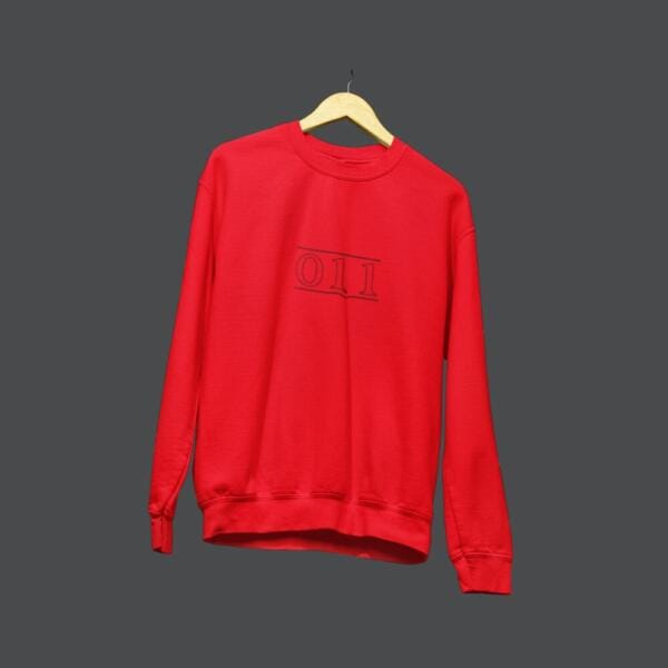 Zero One One Sweatshirt Red