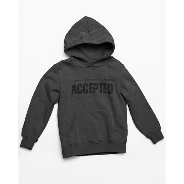 Apology Accepted Access Denied Hoodie Black