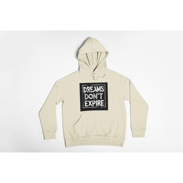 Dreams Don't Expire Hoodie Beige