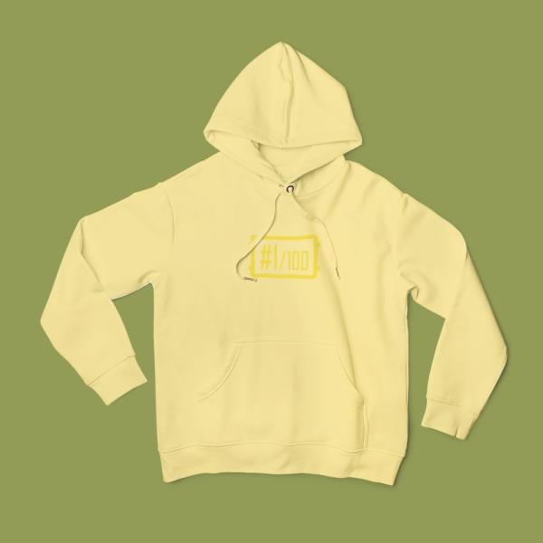 1 Out Of 100 Hoodie Beige