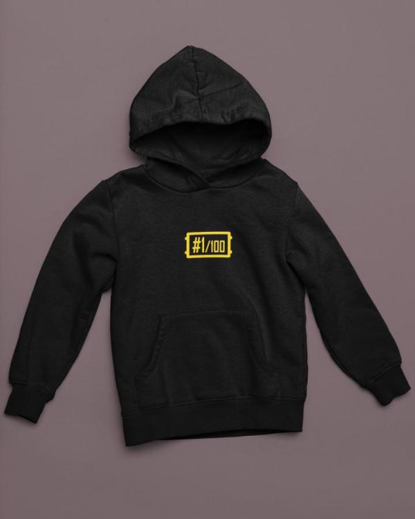 1 Out Of 100 Hoodie Black
