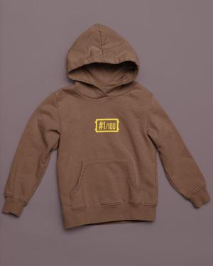 1 Out Of 100 Hoodie Brown