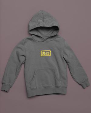 1 Out Of 100 Hoodie Grey