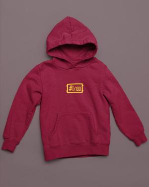 1 Out Of 100 Hoodie Maroon (1)