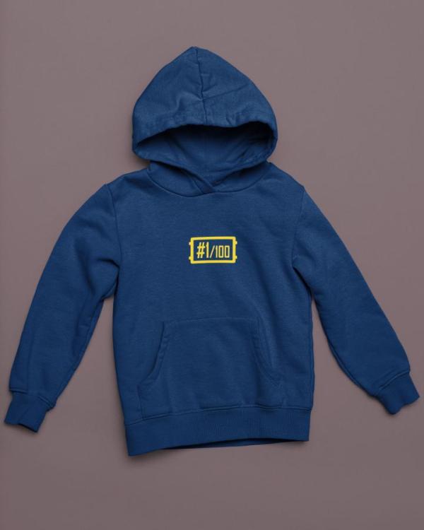 1 Out Of 100 Hoodie Navy Blue