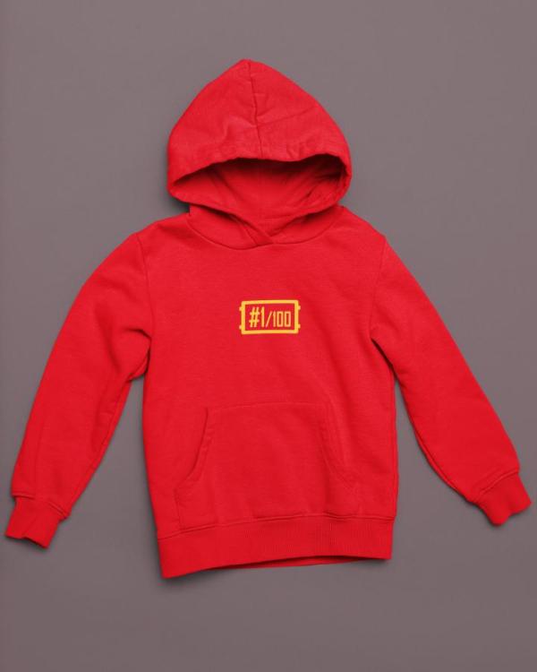 1 Out Of 100 Hoodie Red