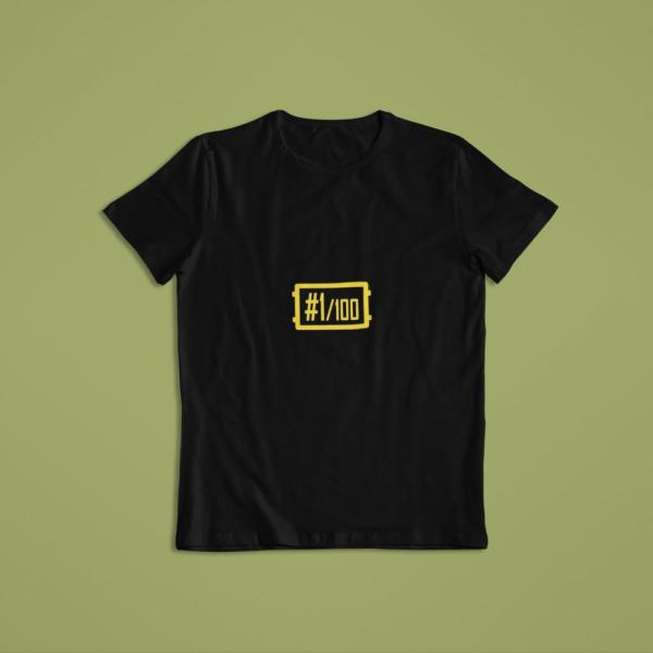 1 Out Of 100 T-shirt Black