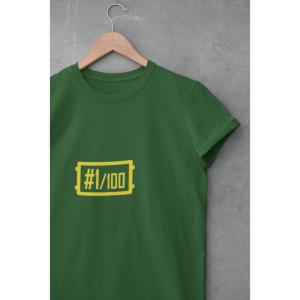 1 Out Of 100 T-shirt Bottle Green