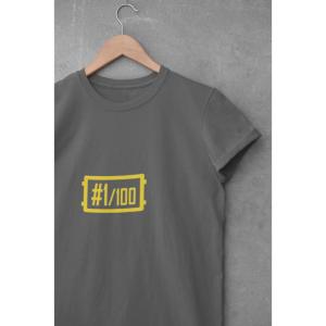 1 Out Of 100 T-shirt Grey