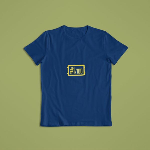 1 Out Of 100 T-shirt Navy Blue