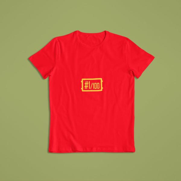 1 Out Of 100 T-shirt Red