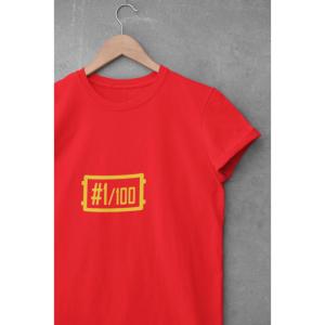 1 Out Of 100 T-shirt Red