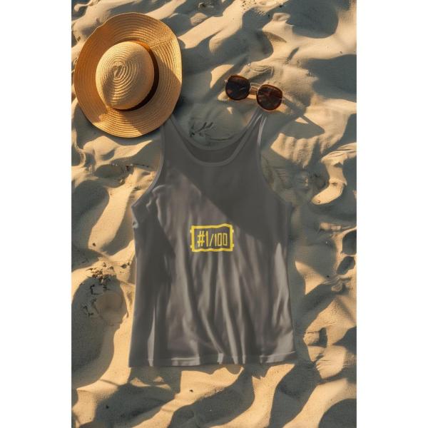 1 Out Of 100 Tank Top Grey