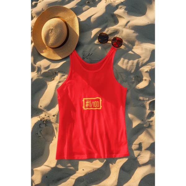 1 Out Of 100 Tank Top Red