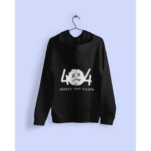 404 Energy Not Found Hoodie Black