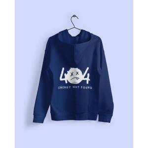 404 Energy Not Found Hoodie Navy Blue