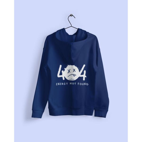 404 Energy Not Found Hoodie Navy Blue