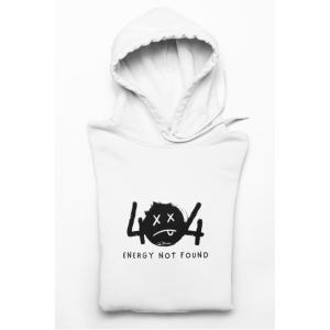 404 Energy Not Found Hoodie White