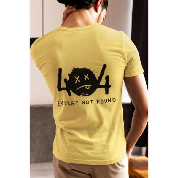 404 Energy Not Found T-shirt Beige