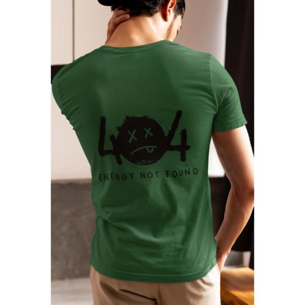 404 Energy Not Found T-shirt Bottle Green