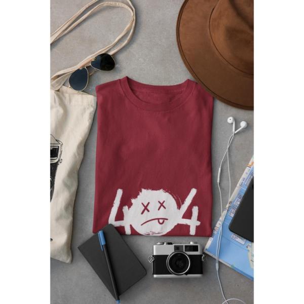 404 Energy Not Found T-shirt Maroon