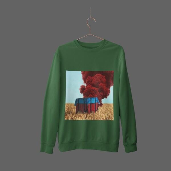 Airdrop Sweatshirt Bottle Green