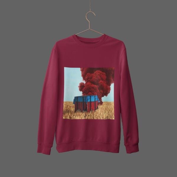 Airdrop Sweatshirt Maroon