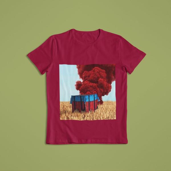 Airdrop T-shirt Maroon