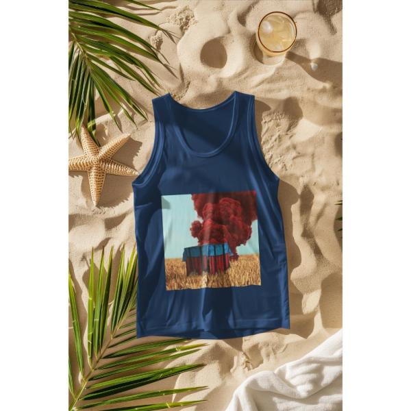 Airdrop Tank Top Navy Blue
