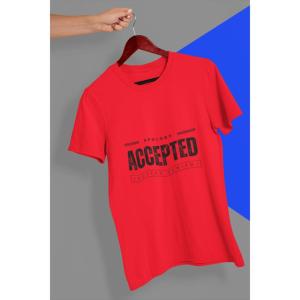 Apology Accepted Access Denied T-Shirt Red