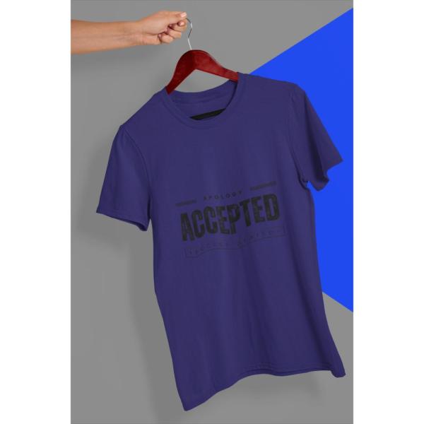 Apology Accepted Access Denied T-shirt Blue