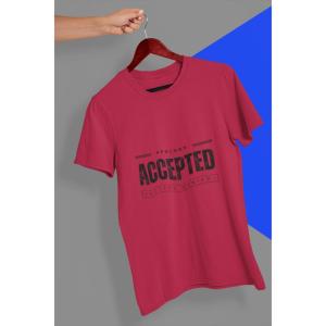 Apology Accepted Access Denied T-shirt Maroon
