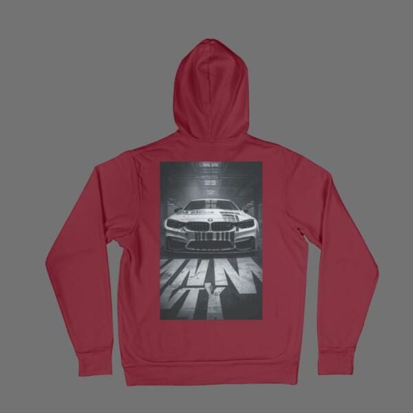 BMW M4 Hoodie Bottle Maroon