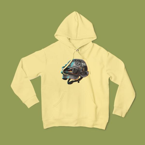 Born To Loot Hoodie Beige