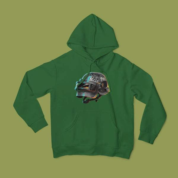 Born To Loot Hoodie Bottle Green