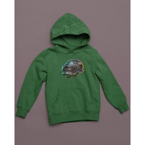 Born To Loot Hoodie Bottle Green