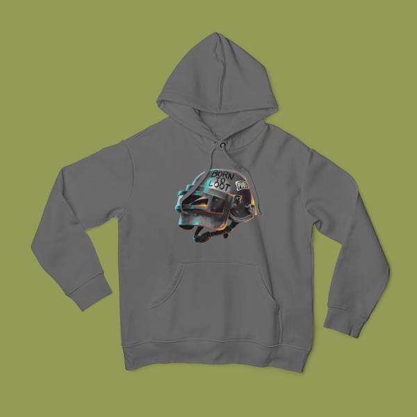 Born To Loot Hoodie Grey