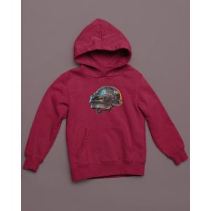 Born To Loot Hoodie Maroon