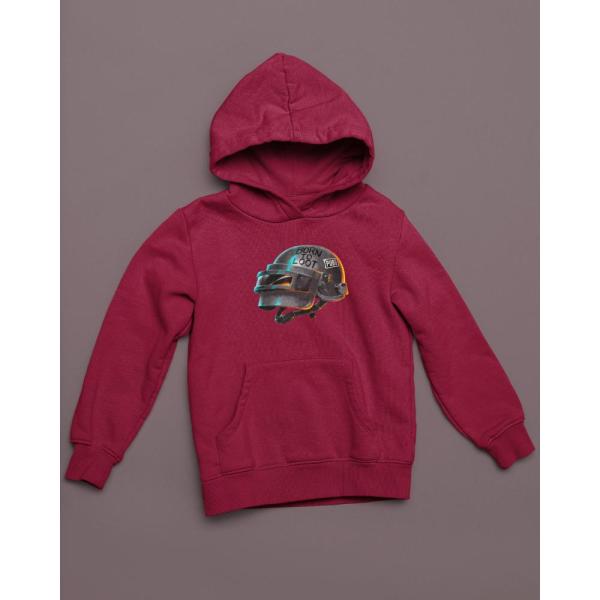 Born To Loot Hoodie Maroon