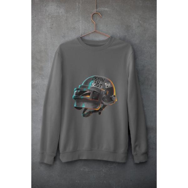 Born To Loot Sweatshirt Grey