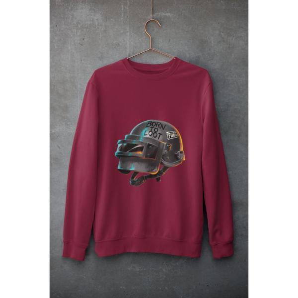 Born To Loot Sweatshirt Maroon