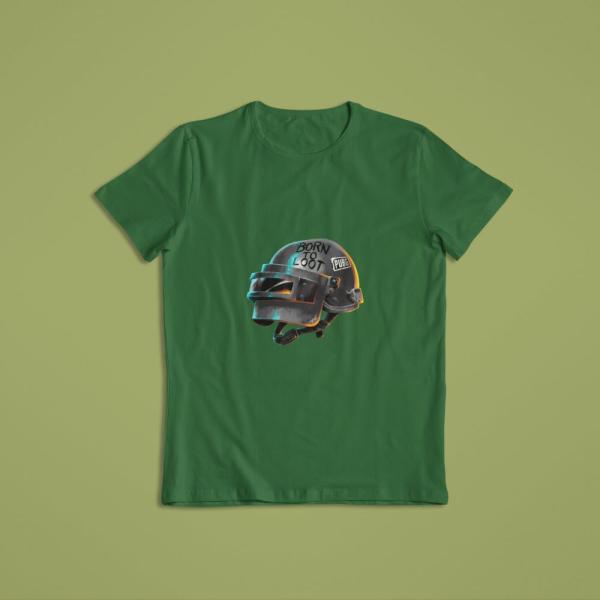 Born To Loot T-shirt Bottle Green