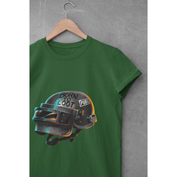 Born To Loot T-shirt Bottle Green